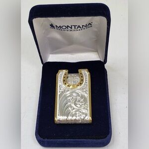 Montana Silversmith Gold and Silver Horseshoe Money Clip